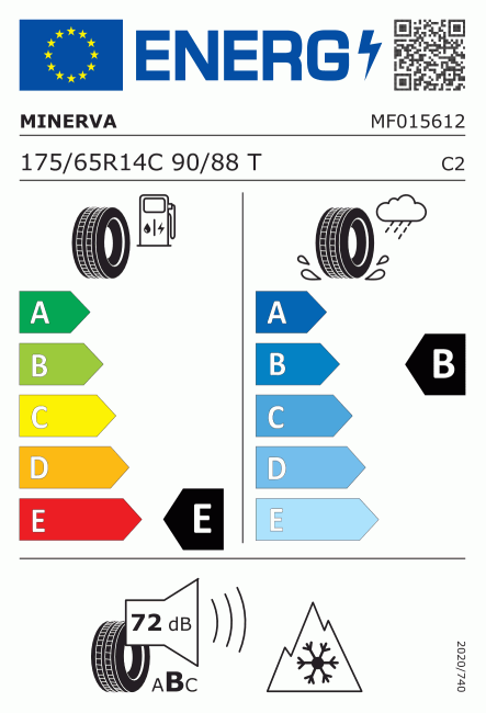 Etiqueta europea 696039 Minerva 175/65 R14
